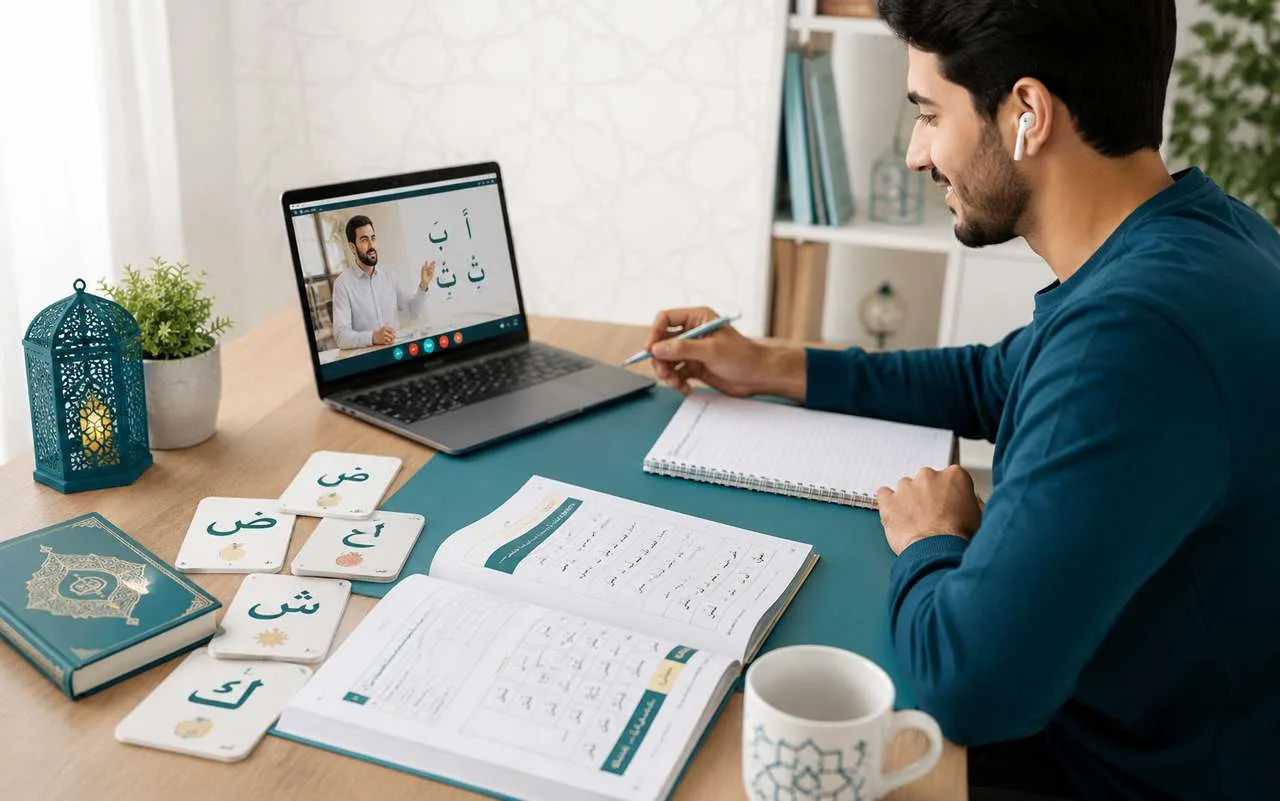 Online Arabic language course for Muslim learners