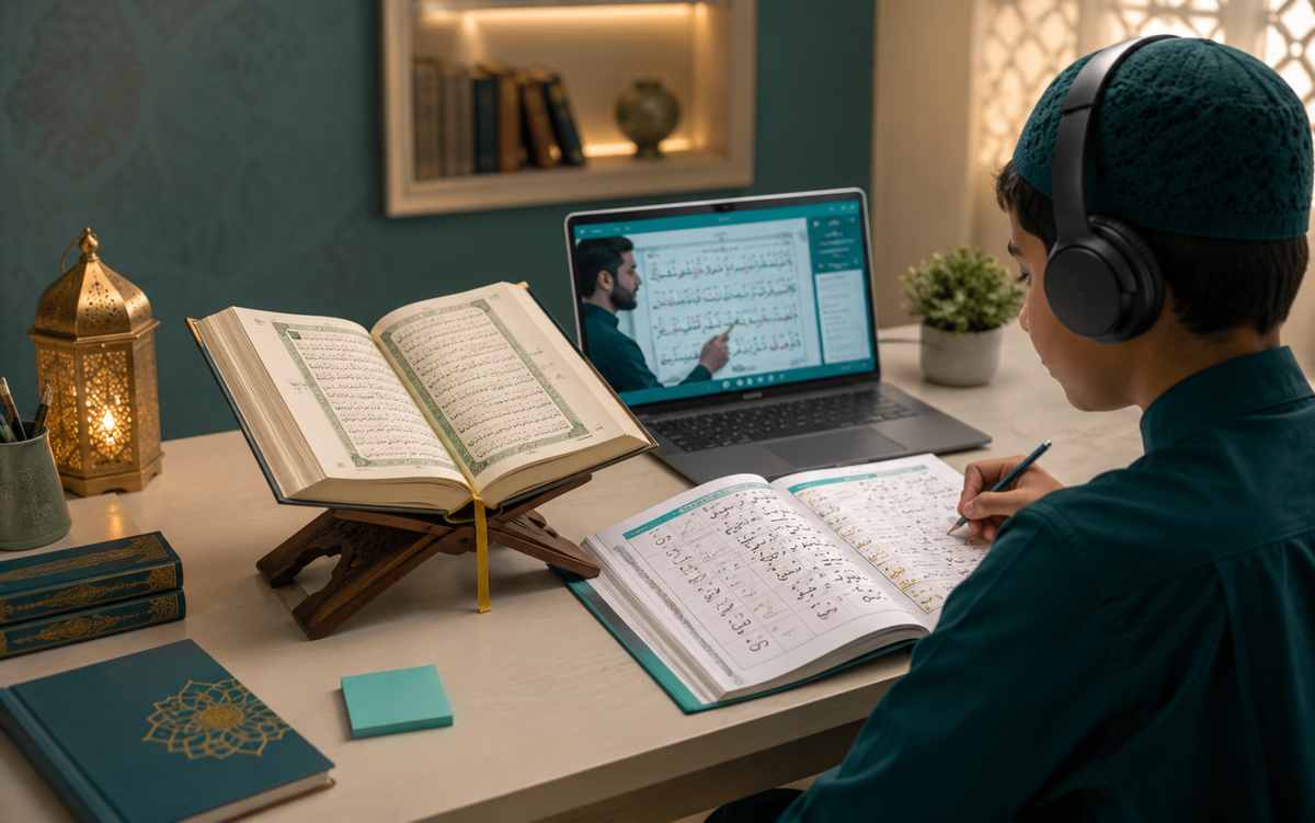 Integrated Quran Arabic and Tajweed learning journey