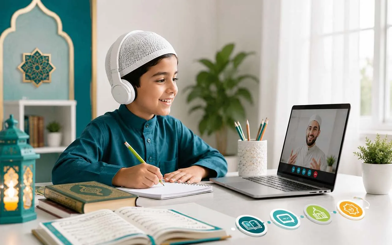Children's Quran, Arabic and Islamic studies learning track