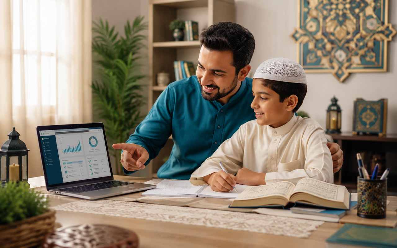 Regular parent follow up for online Quran Arabic Tajweed and Islamic classes