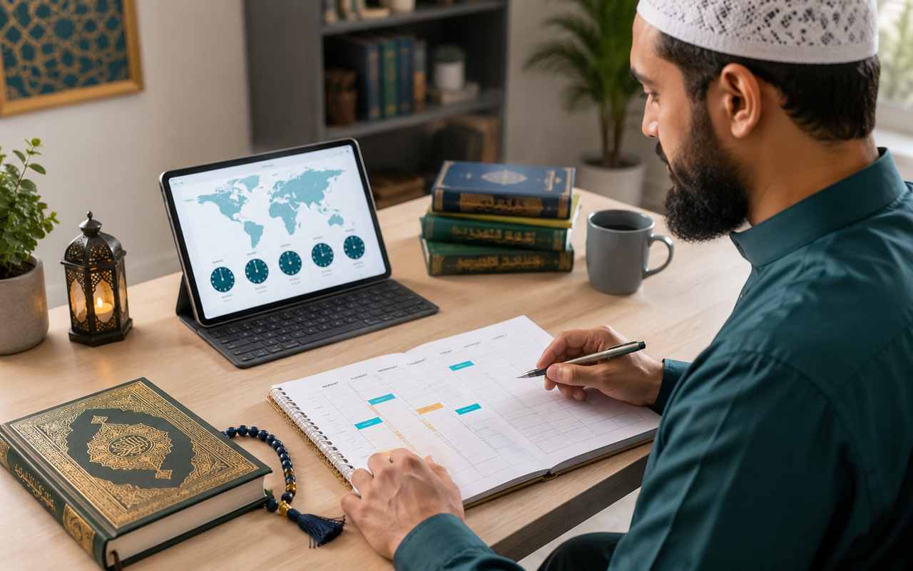 Family sharing availability and time zone for online Quran and Arabic classes