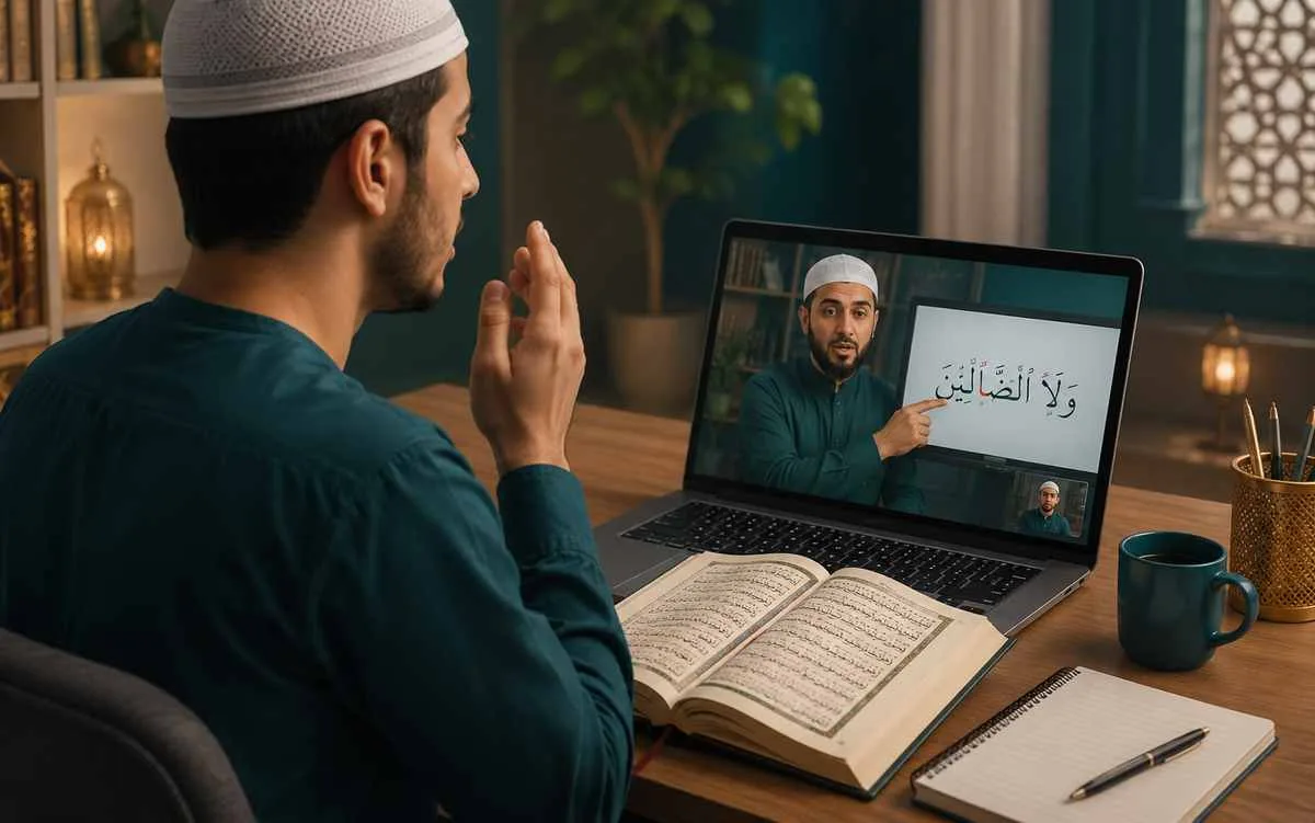 Practical Tajweed learning with direct correction